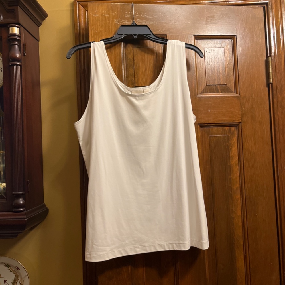 Like New White Chico’s, Sleeveless, Tank Top. Sz. 3 Chico’s. 14/16 Reg. - Picture 5 of 9